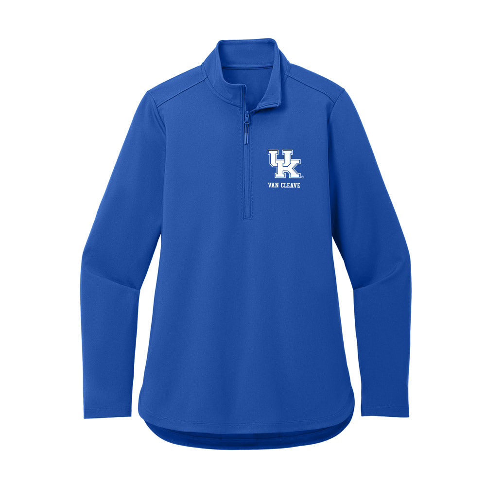 Kentucky - NCAA Baseball : Braxton Van Cleave - Women's Premium Quarter Zip Jacket-0
