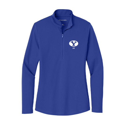 BYU - NCAA Women's Track & Field : Jayda Lee - Women's Lightweight Quarter Zip Jacket-0
