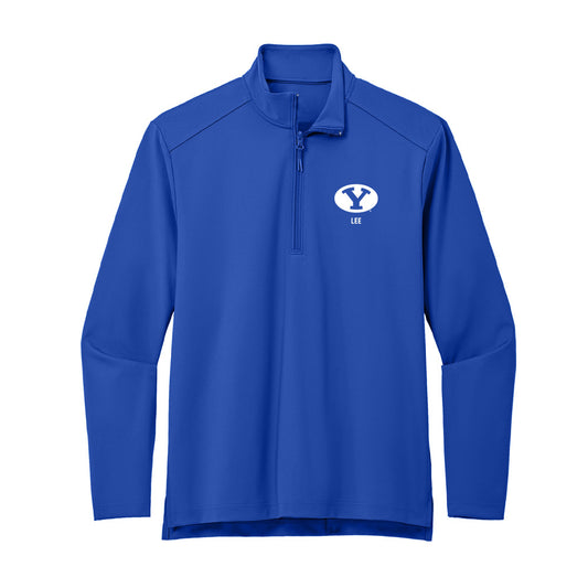 BYU - NCAA Women's Track & Field : Jayda Lee - Premium Quarter Zip Jacket-0