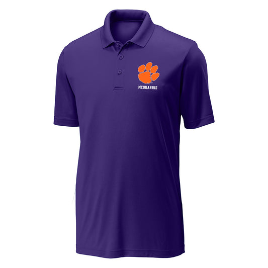 Clemson - NCAA Cheerleading : Chelsea McQuarrie - Activewear Polo Shirt-0