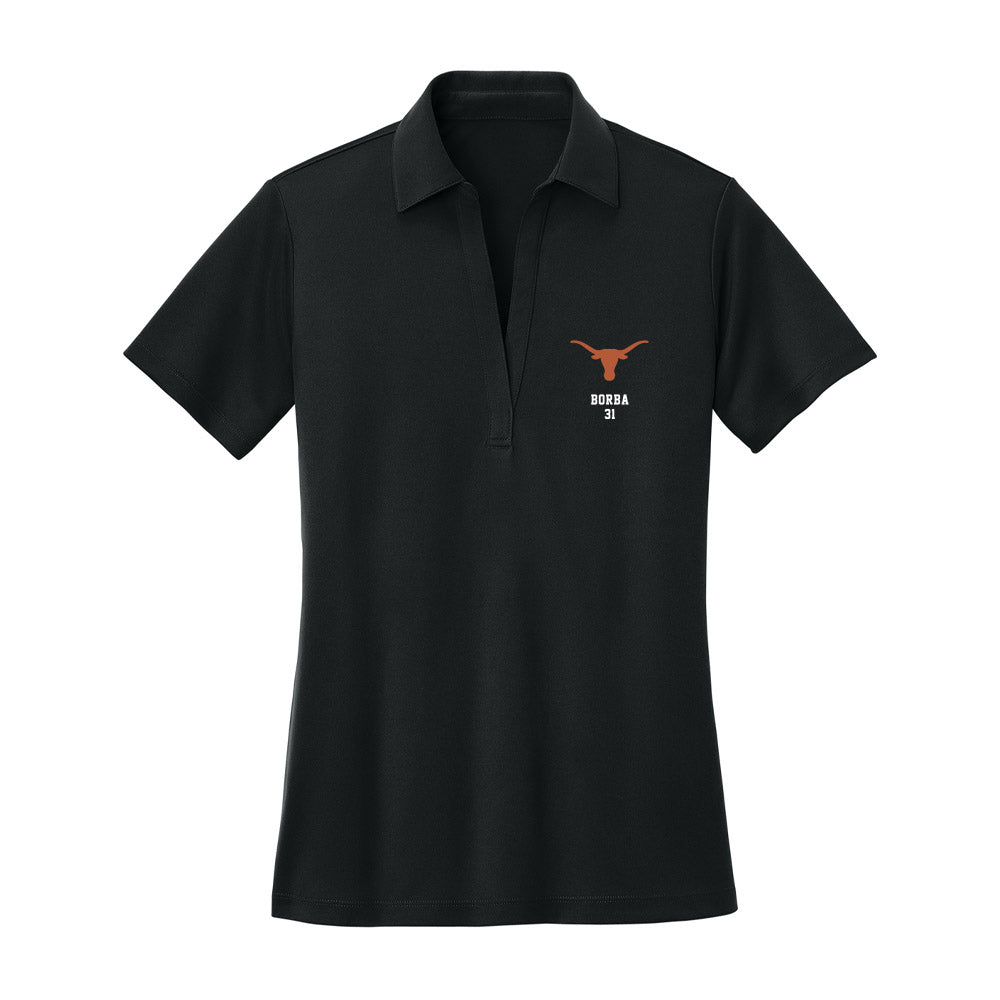 Texas - NCAA Baseball : Casey Borba - Women's Activewear Polo Shirt-0