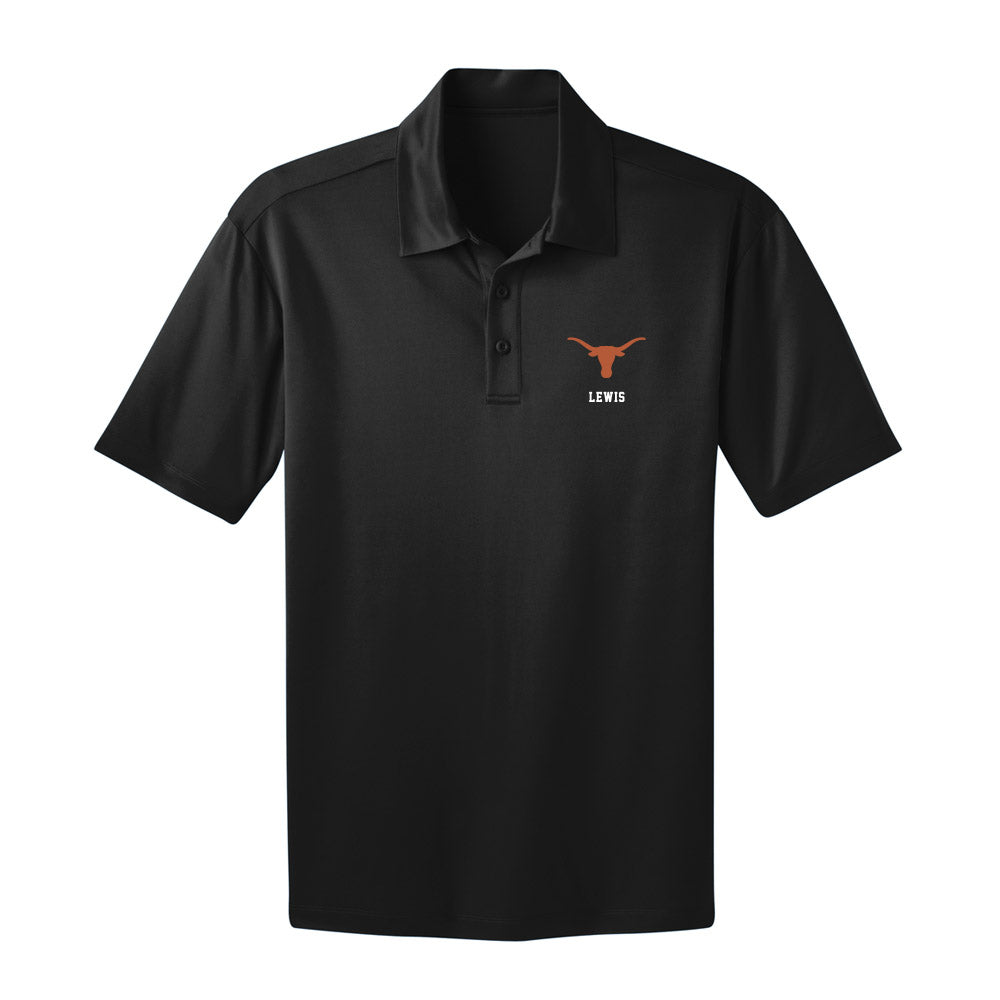 Texas - NCAA Men's Track & Field : Brock Lewis - Activewear Polo Shirt-0