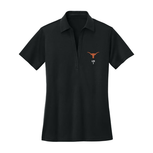 Texas - NCAA Women's Basketball : Jordan Lee - Women's Activewear Polo Shirt-0