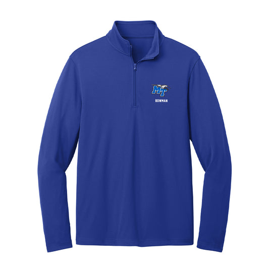 MTSU - NCAA Women's Golf : Jillian Bowman - Lightweight Quarter Zip Jacket-0