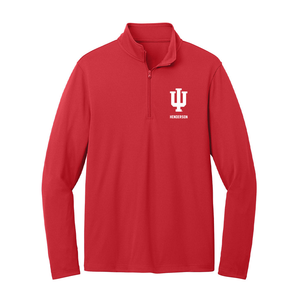 Indiana - NCAA Football : Dontrae Henderson - Lightweight Quarter Zip Jacket-0