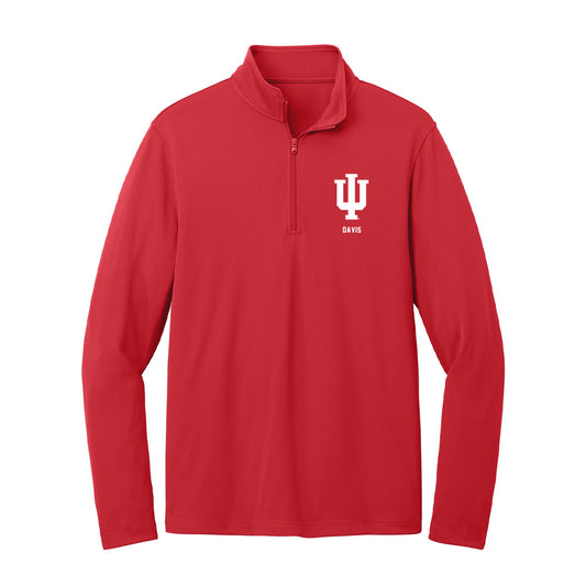 Indiana - NCAA Women's Field Hockey : Ella Davis - Lightweight Quarter Zip Jacket-0