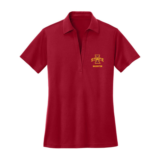 Iowa State - NCAA Women's Track & Field : Brooke Naughton - Women's Activewear Polo Shirt-0