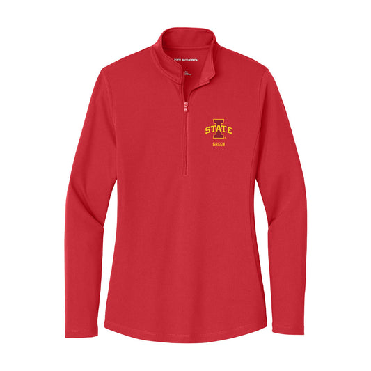 Iowa State - NCAA Football : Eli Green - Women's Lightweight Quarter Zip Jacket-0