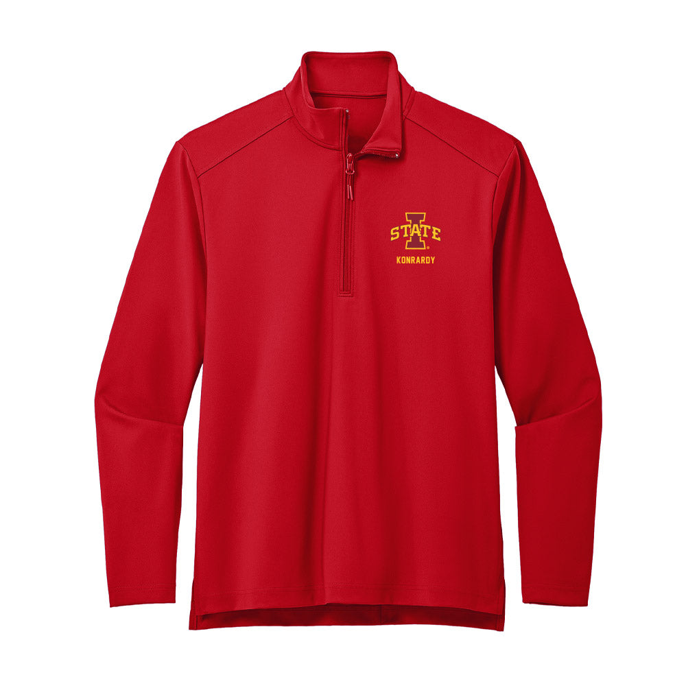 Iowa State - NCAA Football : Kyle Konrardy - Premium Quarter Zip Jacket-0