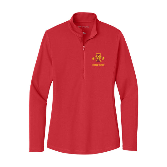 Iowa State - NCAA Wrestling : Osmany Diversent Martínez - Women's Lightweight Quarter Zip Jacket-0