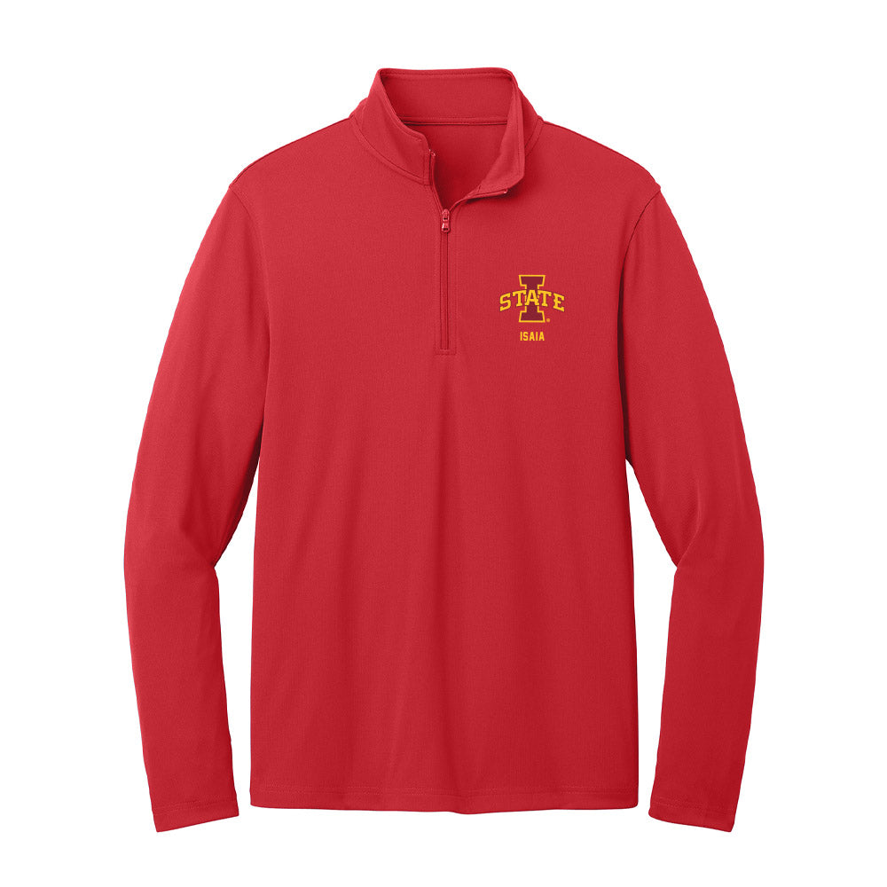 Iowa State - NCAA Women's Soccer : Musuai Isaia - Lightweight Quarter Zip Jacket-0