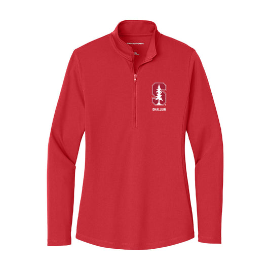 Stanford - NCAA Women's Water Polo : Juliette Dhalluin - Women's Lightweight Quarter Zip Jacket-0