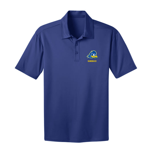 Delaware - NCAA Women's Basketball : Grace Sundback - Activewear Polo Shirt-0