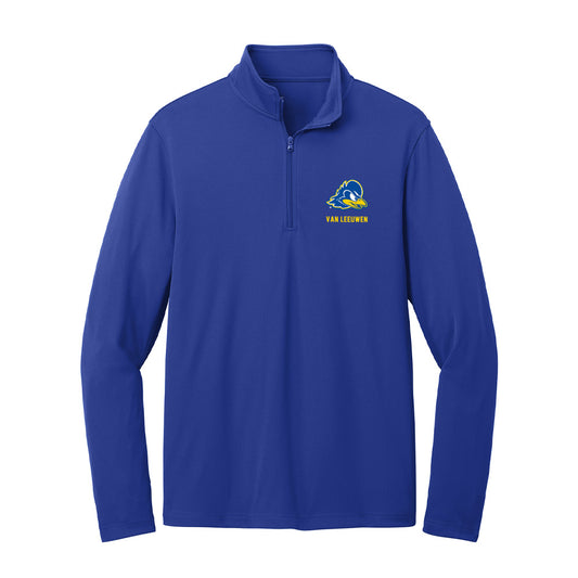 Delaware - NCAA Women's Field Hockey : Linde Van Leeuwen - Lightweight Quarter Zip Jacket-0
