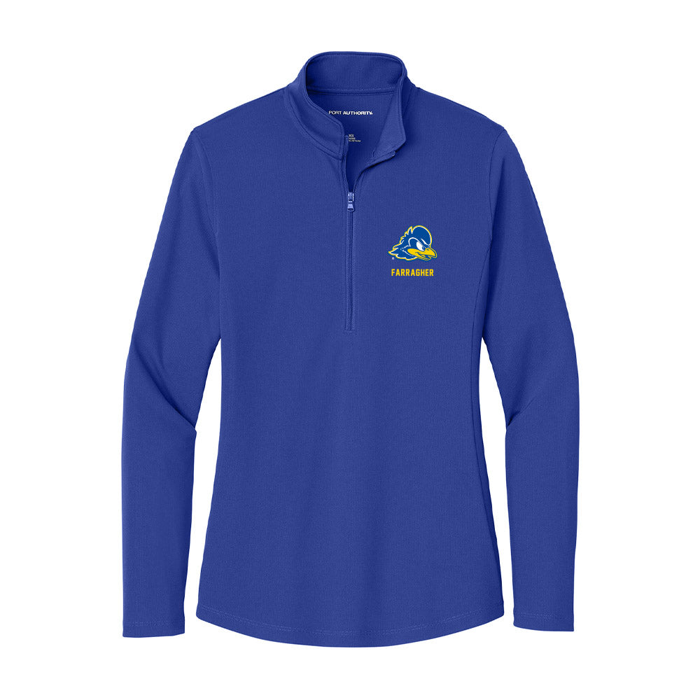 Delaware - NCAA Women's Lacrosse : Maggie Farragher - Women's Lightweight Quarter Zip Jacket-0