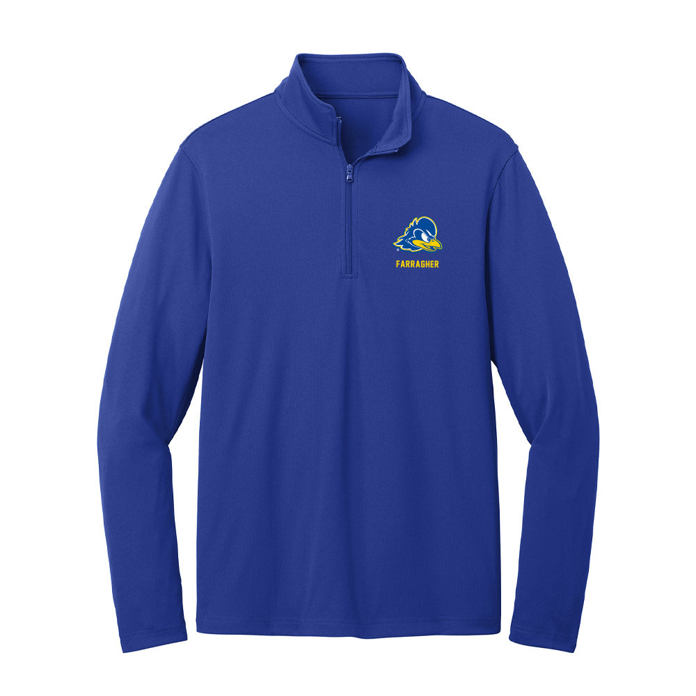 Delaware - NCAA Women's Lacrosse : Maggie Farragher - Lightweight Quarter Zip Jacket-0