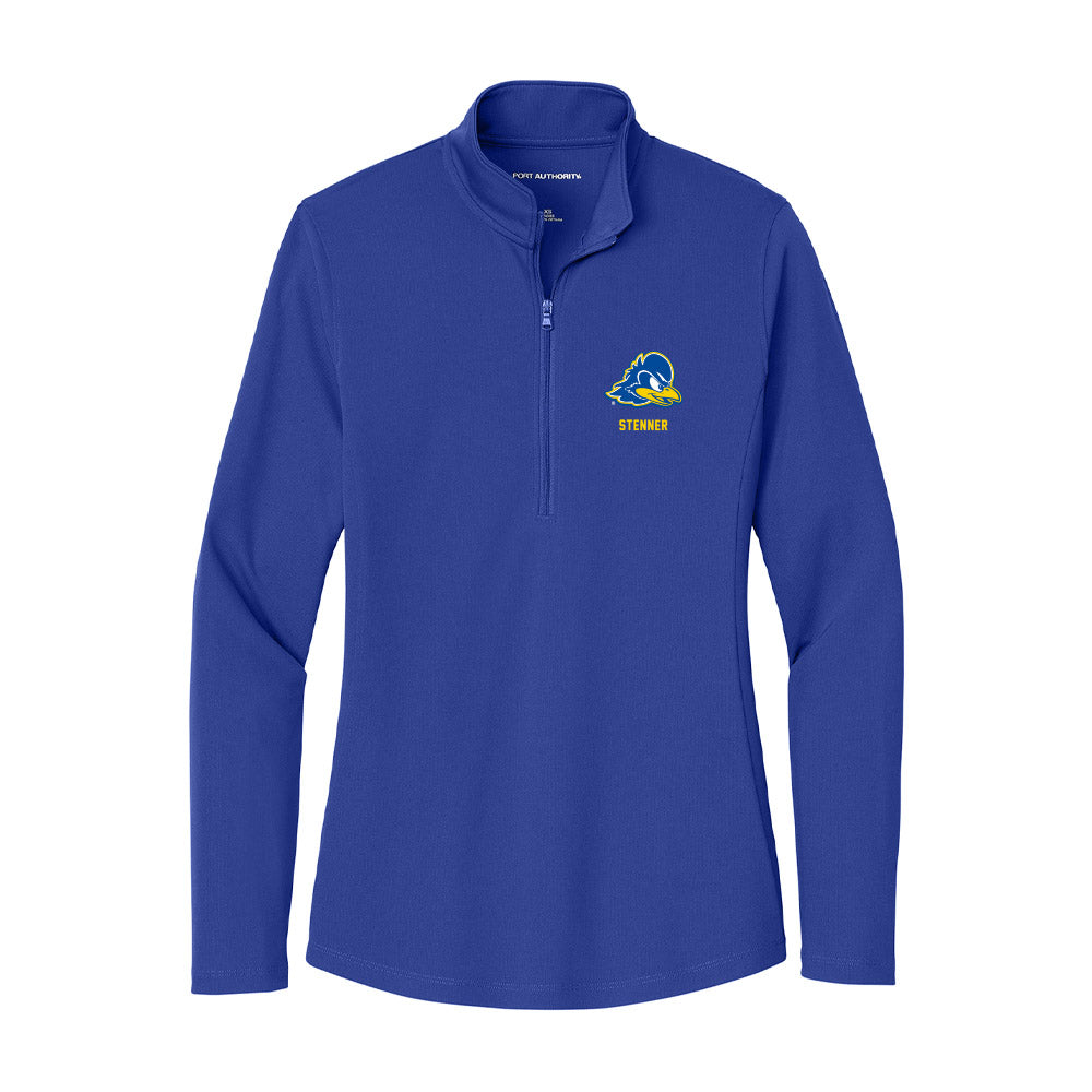 Delaware - NCAA Men's Soccer : Marius Stenner - Women's Lightweight Quarter Zip Jacket-0