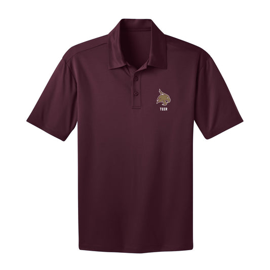 Texas State - NCAA Baseball : Jackson Teer - Activewear Polo Shirt-0