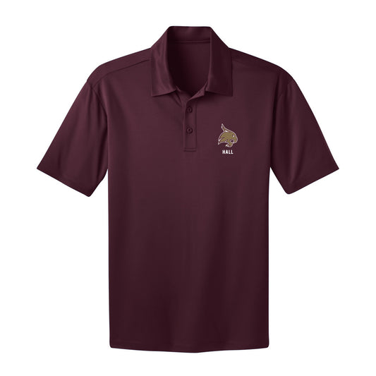 Texas State - NCAA Men's Basketball : Dj Hall - Activewear Polo Shirt-0