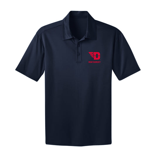 Dayton - NCAA Men's Basketball : De'Shayne Montgomery - Activewear Polo Shirt-0