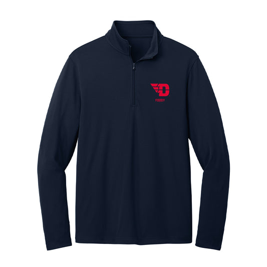 Dayton - NCAA Football : Logan Foody - Lightweight Quarter Zip Jacket-0