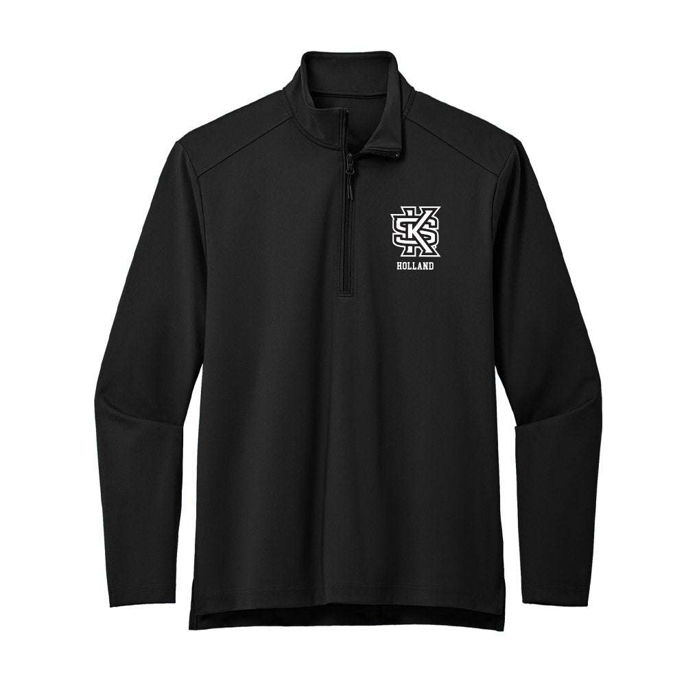 Kennesaw - NCAA Men's Basketball : Eric Holland - Premium Quarter Zip Jacket-0