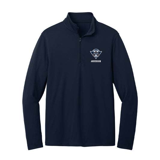 UT Martin - NCAA Baseball : Garner Anderson - Lightweight Quarter Zip Jacket-0