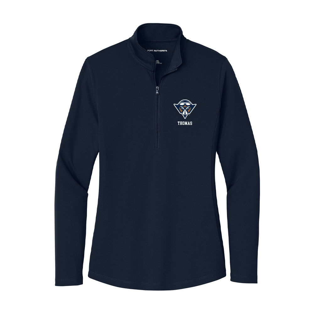 UT Martin - NCAA Men's Track & Field : Caleb Thomas - Women's Lightweight Quarter Zip Jacket-0