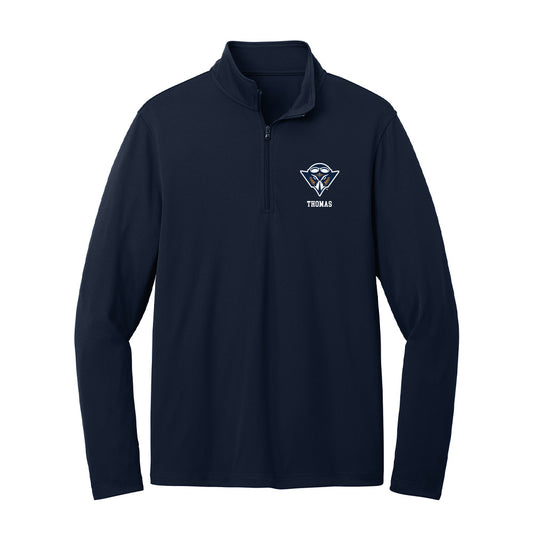 UT Martin - NCAA Men's Track & Field : Caleb Thomas - Lightweight Quarter Zip Jacket-0