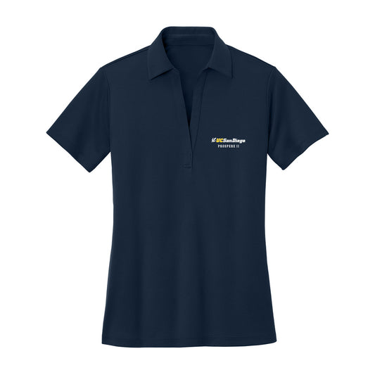 UCSD - NCAA Men's Basketball : Emanuel Prospere II - Women's Activewear Polo Shirt-0