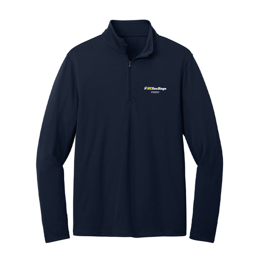 UCSD - NCAA Men's Water Polo : Brendon Fezzey - Lightweight Quarter Zip Jacket-0