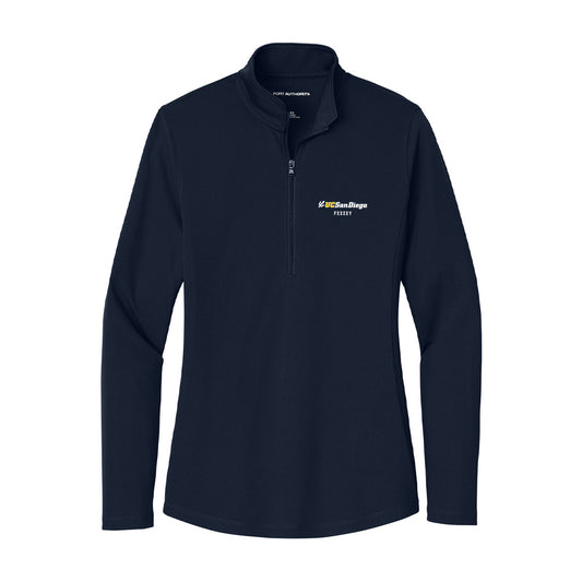 UCSD - NCAA Men's Water Polo : Brendon Fezzey - Women's Lightweight Quarter Zip Jacket-0