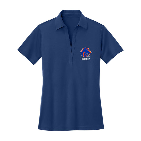 Boise State - NCAA Women's Gymnastics : Victoria Smirnov - Women's Activewear Polo Shirt-0