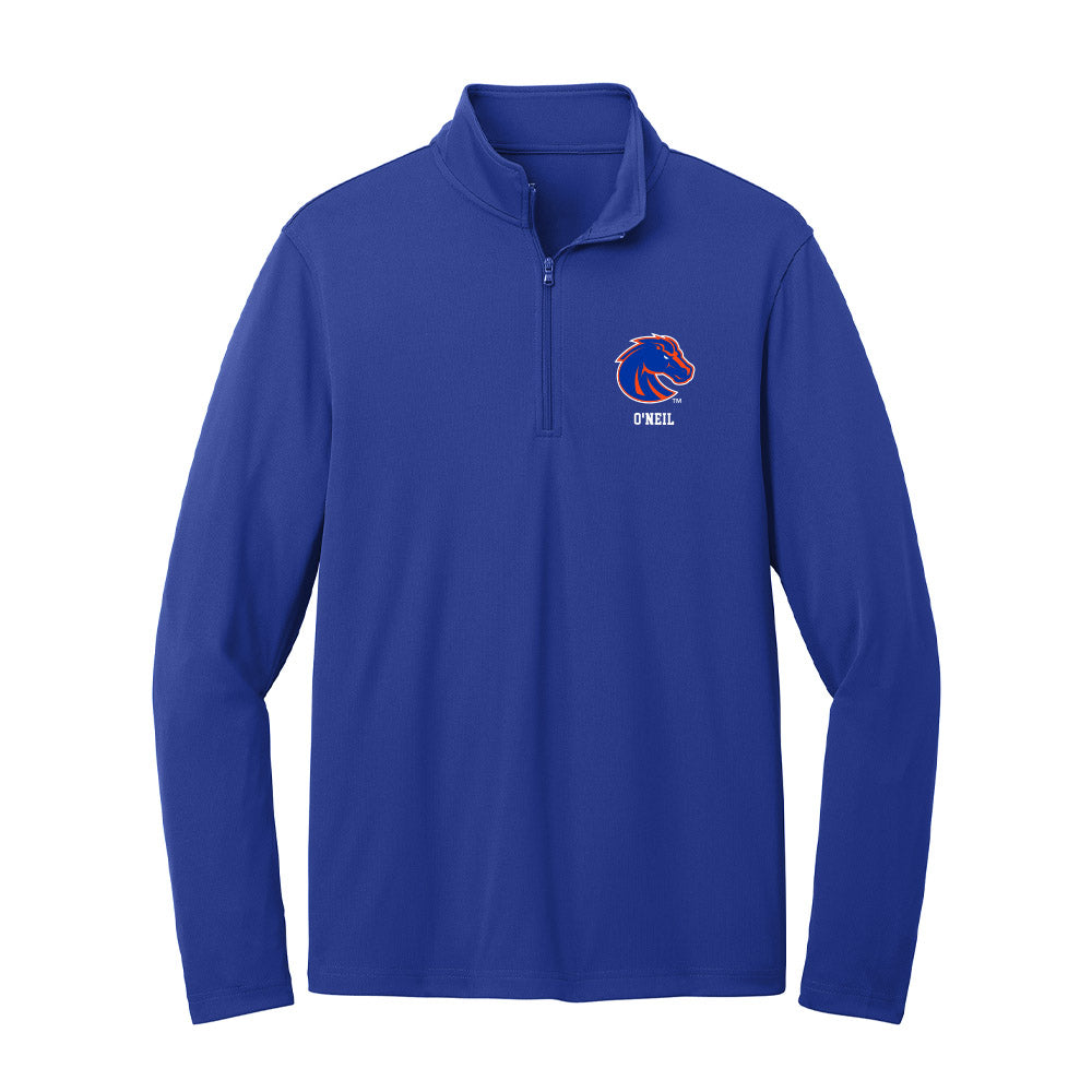 Boise State - NCAA Beach Volleyball : Sharli O'Neil - Lightweight Quarter Zip Jacket-0