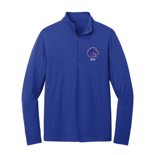 Boise State - NCAA Beach Volleyball : Nora Hayd - Lightweight Quarter Zip Jacket-0