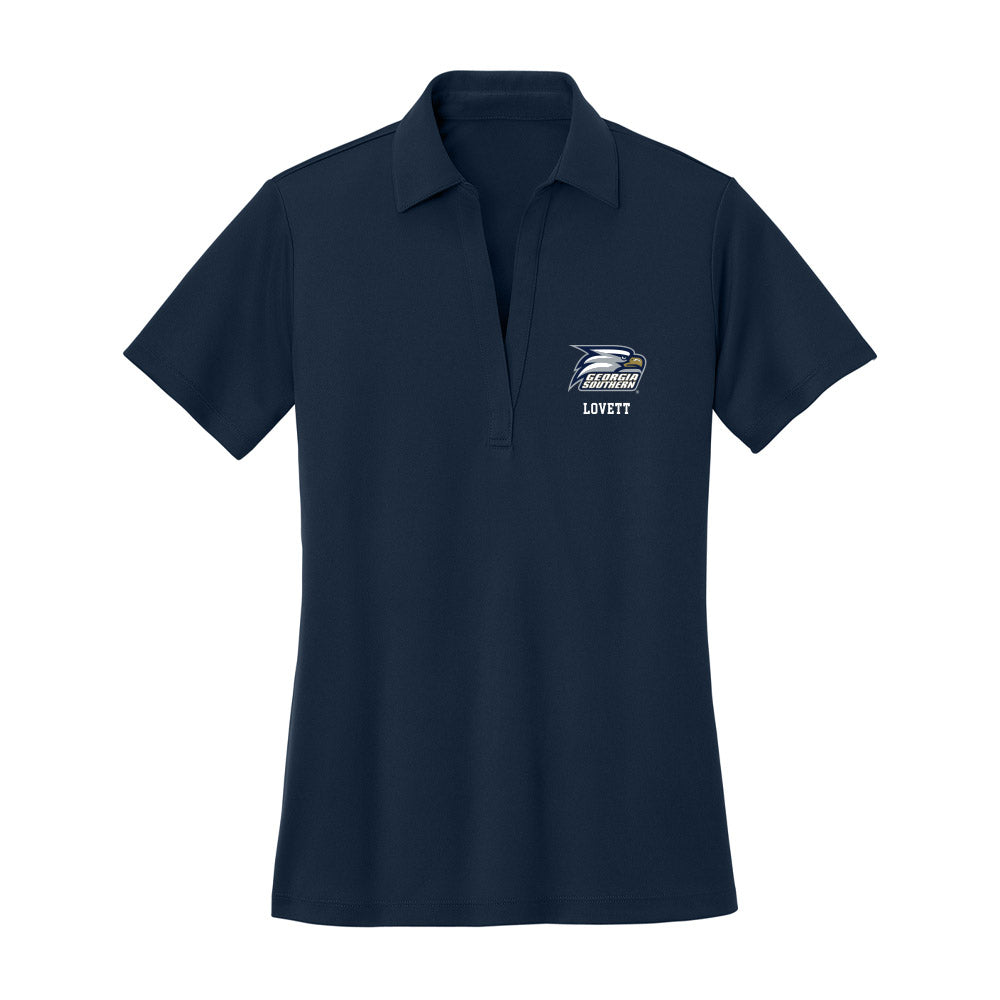 Georgia Southern - NCAA Baseball : Jett Lovett - Women's Activewear Polo Shirt-0