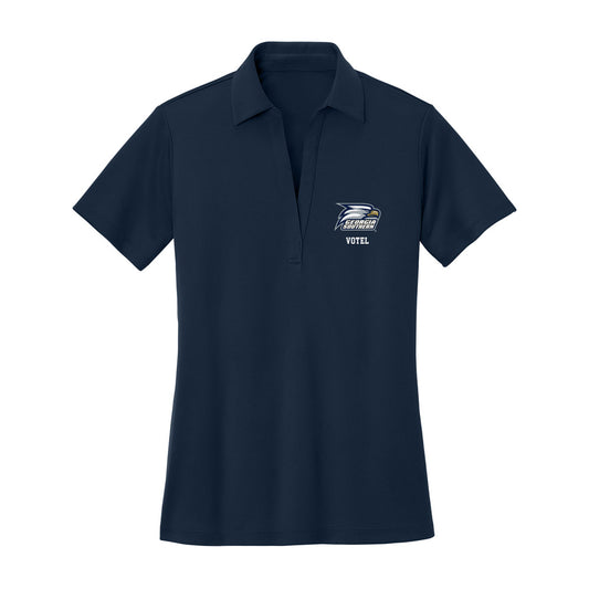 Georgia Southern - NCAA Men's Soccer : Charles Votel - Women's Activewear Polo Shirt-0
