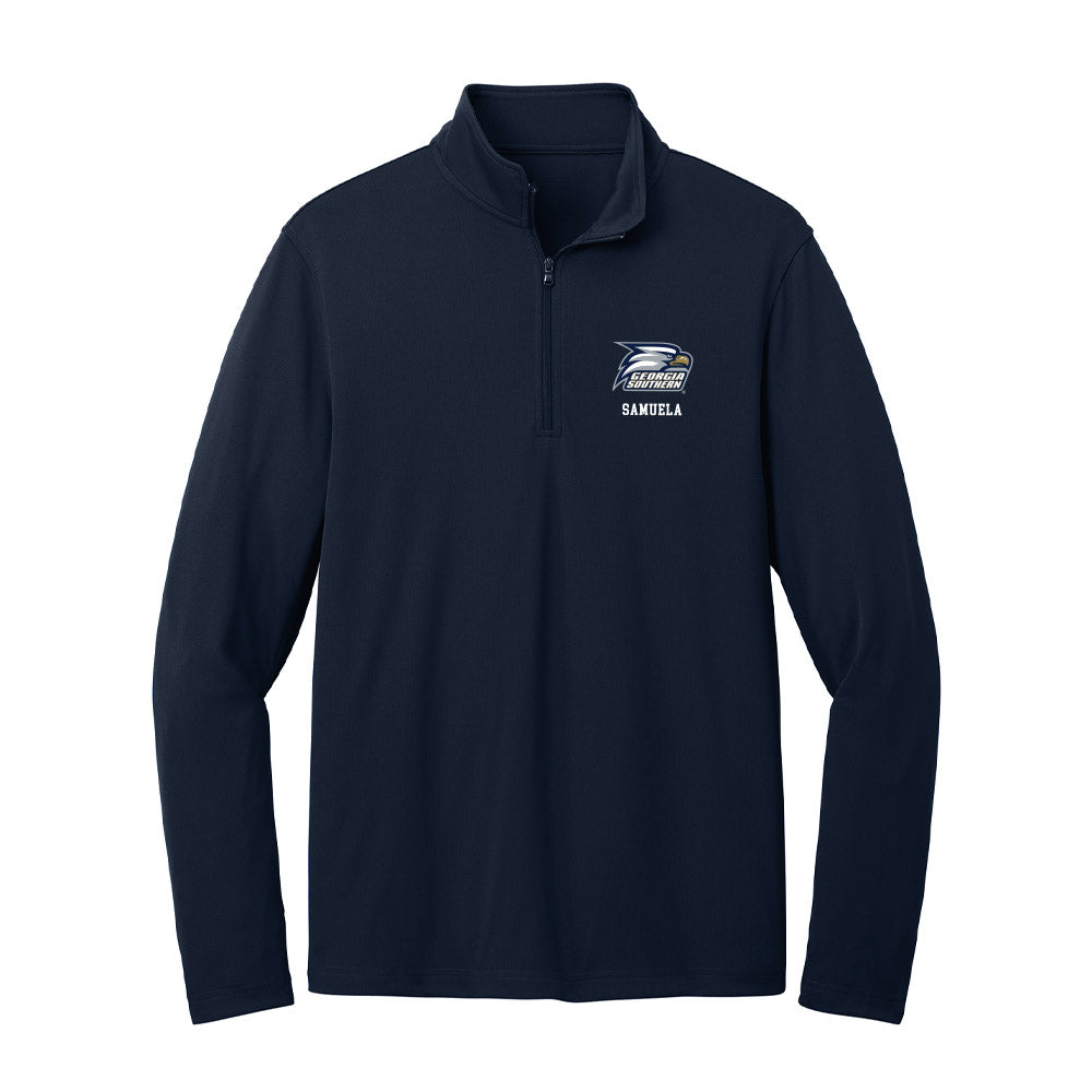 Georgia Southern - NCAA Football : Kingtriton Samuela - Lightweight Quarter Zip Jacket-0