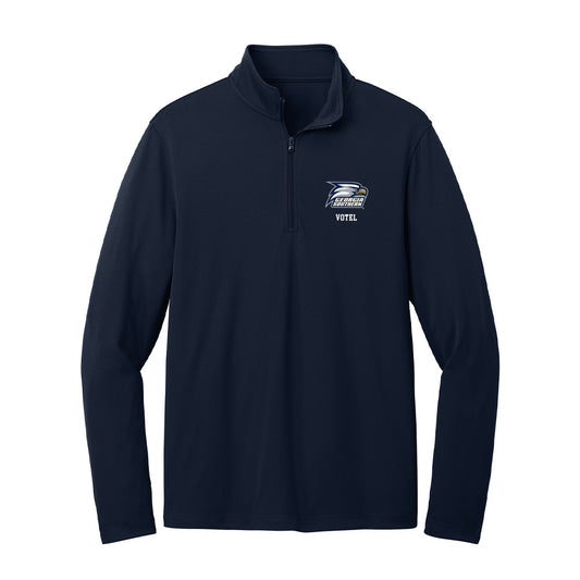Georgia Southern - NCAA Men's Soccer : Charles Votel - Lightweight Quarter Zip Jacket-0