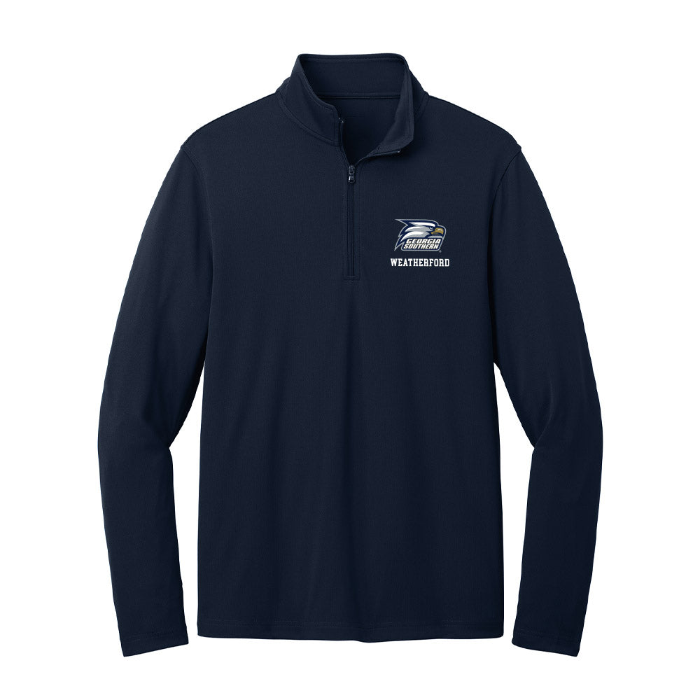 Georgia Southern - NCAA Rifle : Brooklynne Weatherford - Lightweight Quarter Zip Jacket-0