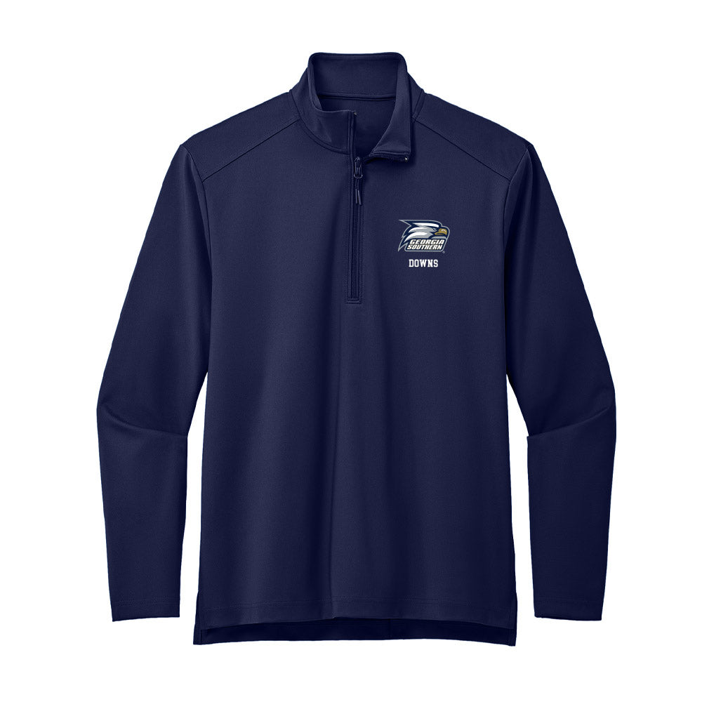 Georgia Southern - NCAA Football : Marcus Downs - Premium Quarter Zip Jacket-0