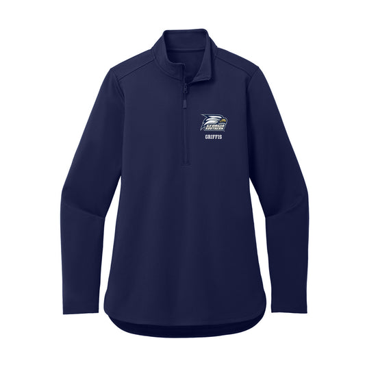 Georgia Southern - NCAA Baseball : Dayson Griffis - Women's Premium Quarter Zip Jacket-0