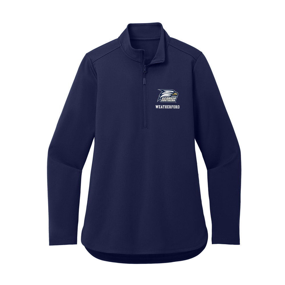 Georgia Southern - NCAA Rifle : Brooklynne Weatherford - Women's Premium Quarter Zip Jacket-0