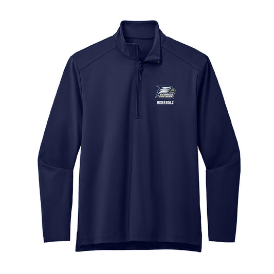Georgia Southern - NCAA Baseball : Jp Herrholz - Premium Quarter Zip Jacket-0