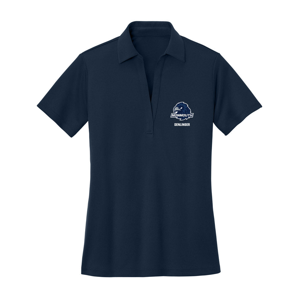 Monmouth - NCAA Baseball : Austin Denlinger - Women's Activewear Polo Shirt-0