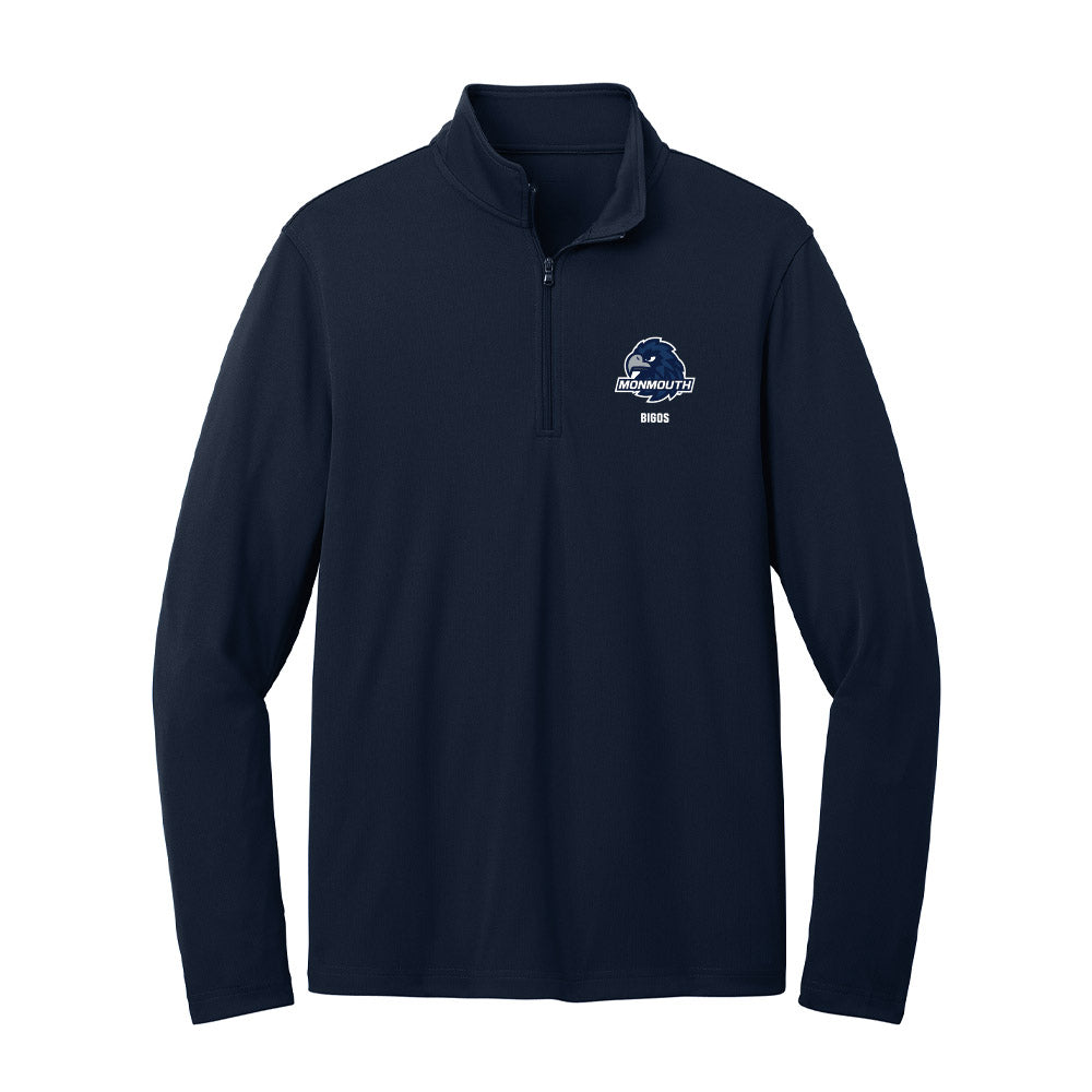 Monmouth - NCAA Football : Brendan Bigos - Lightweight Quarter Zip Jacket-0