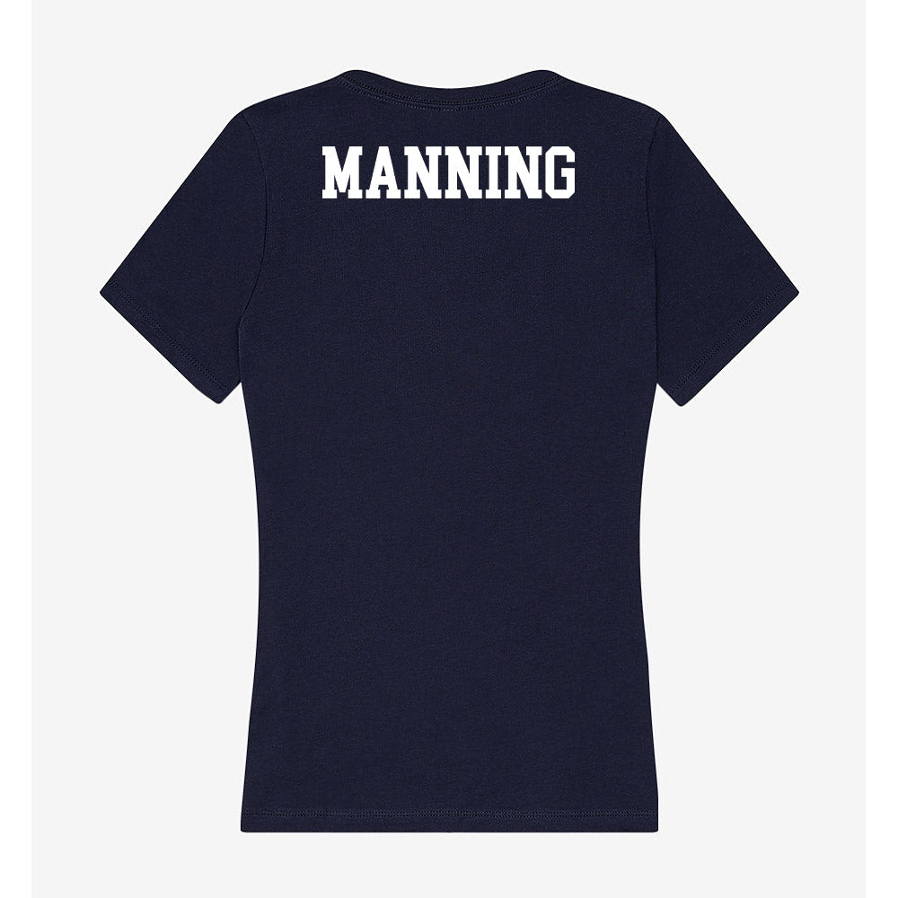 Kent State - NCAA Men's Track & Field : Dejon Manning - Women's V-Neck T-Shirt-1