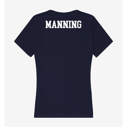 Kent State - NCAA Men's Track & Field : Dejon Manning - Women's V-Neck T-Shirt-1