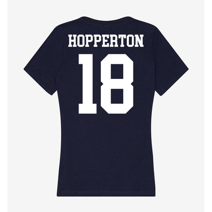 Kent State - NCAA Football : Hunter Hopperton - Women's V-Neck T-Shirt-1