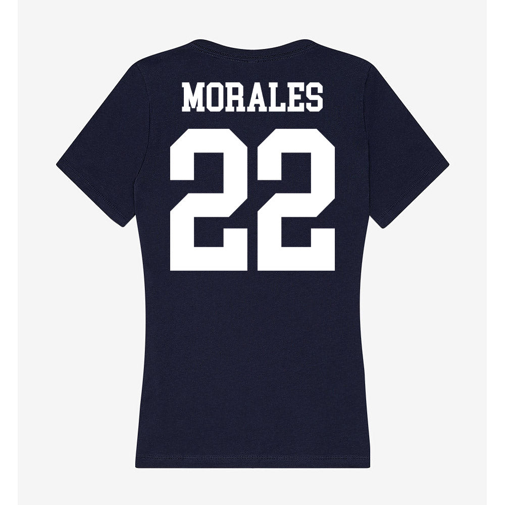 Kent State - NCAA Men's Basketball : Anthony Morales - Women's V-Neck T-Shirt-1